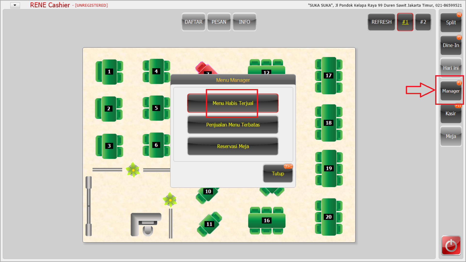 Menu Accurate Mengatur Menu Sold Out Pada RENE RESTO – Solution Center for ACCURATE ...